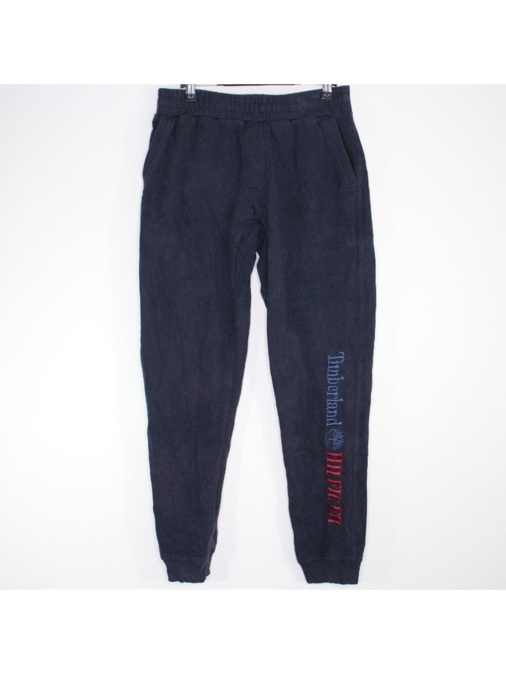 Timberland x Hilfiger Mens Small 30 x 30 Spell Out Sweatpants Jogger Pants O990